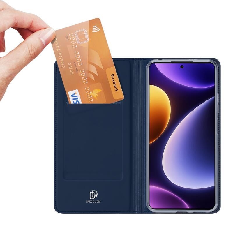 DUX knížkové pouzdro na Xiaomi Poco F5 - tmavěmodré