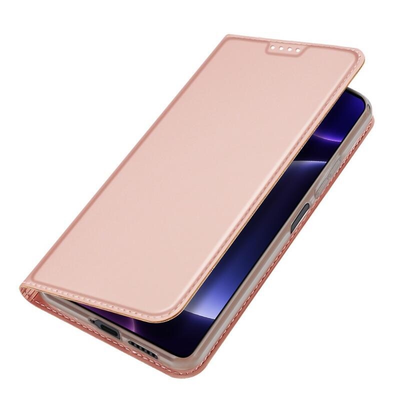 DUX knížkové pouzdro na Xiaomi Poco F5 - růžovozlaté