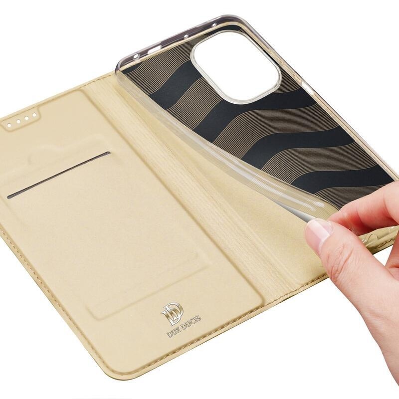 DUX knížkové pouzdro na Xiaomi Poco F5 - zlaté