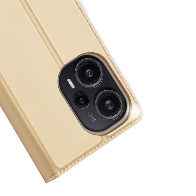 DUX knížkové pouzdro na Xiaomi Poco F5 - zlaté