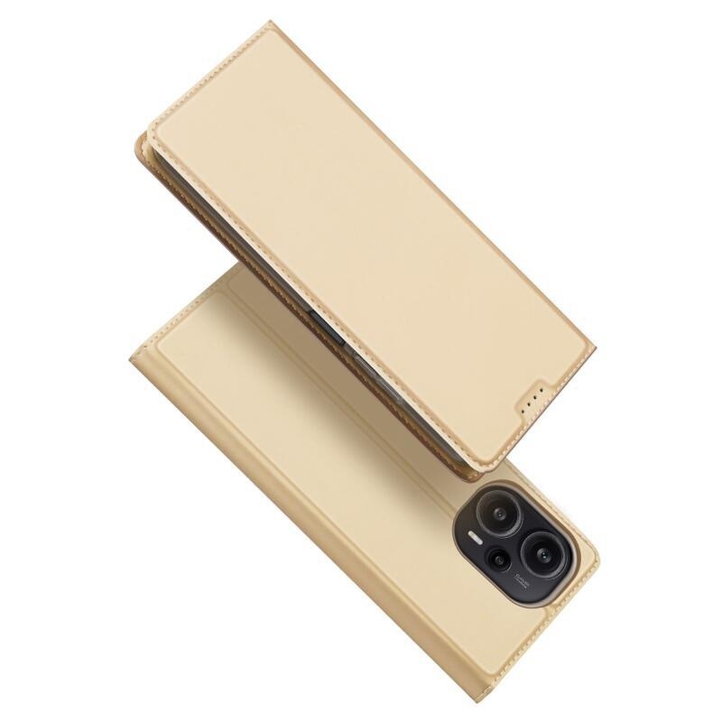 DUX knížkové pouzdro na Xiaomi Poco F5 - zlaté