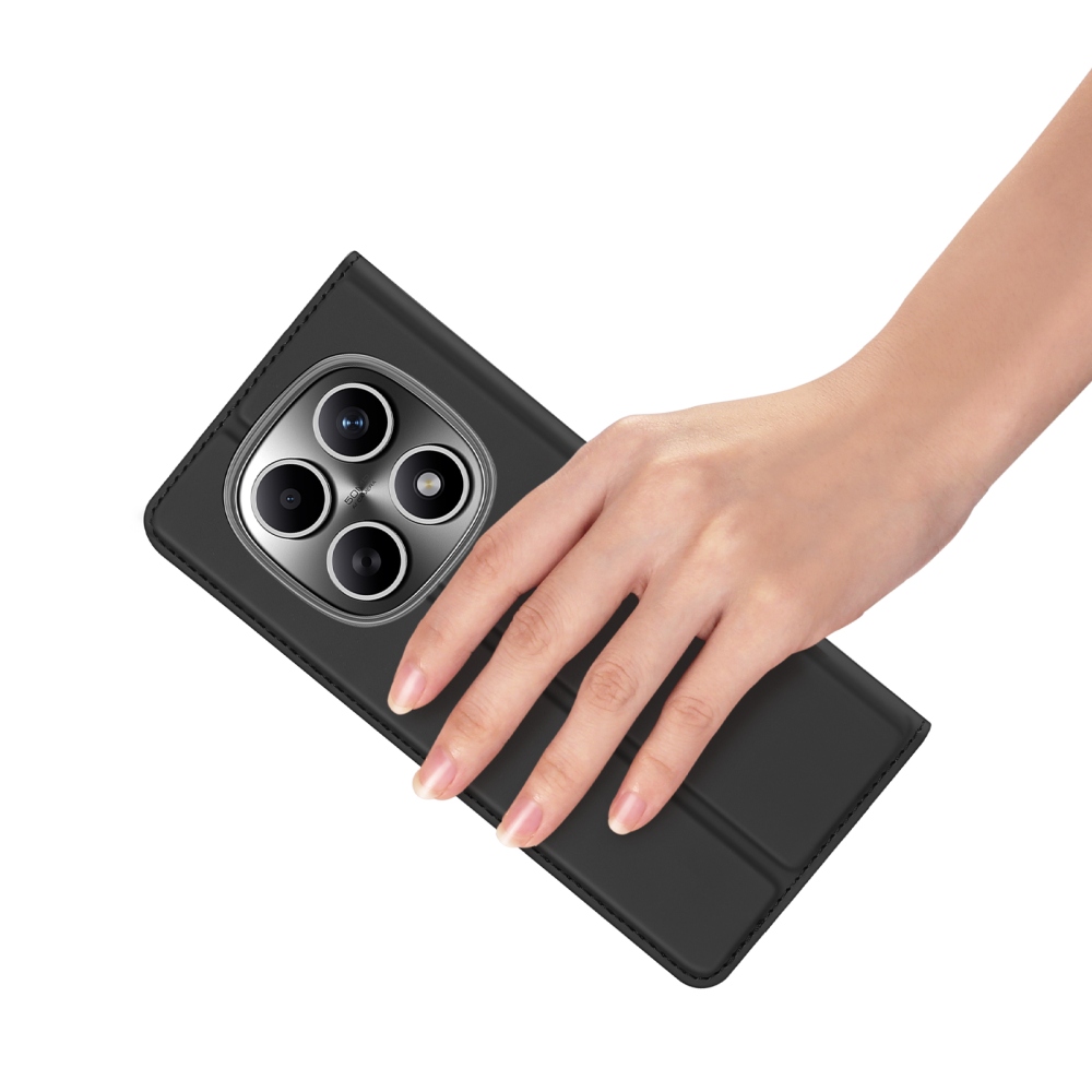 DUX knížkové pouzdro na Xiaomi Poco M8 5G/Redmi Note 15 5G/Note 15 4G - černé