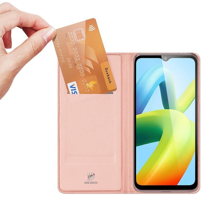DUX knížkové pouzdro na Xiaomi Redmi A1+/A2+ - růžovozlaté