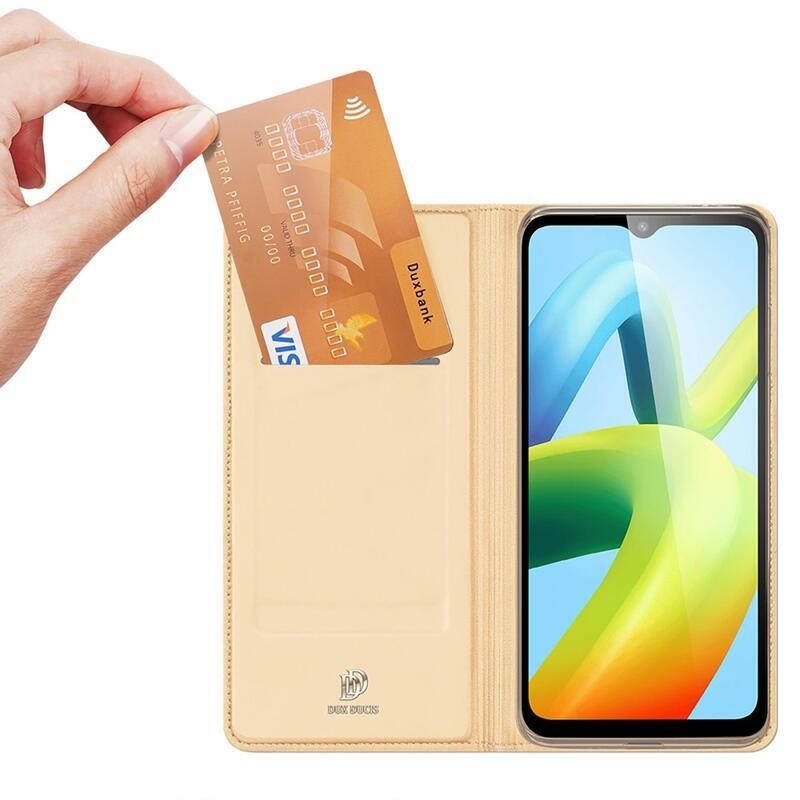 DUX knížkové pouzdro na Xiaomi Redmi A1+/A2+ - zlaté