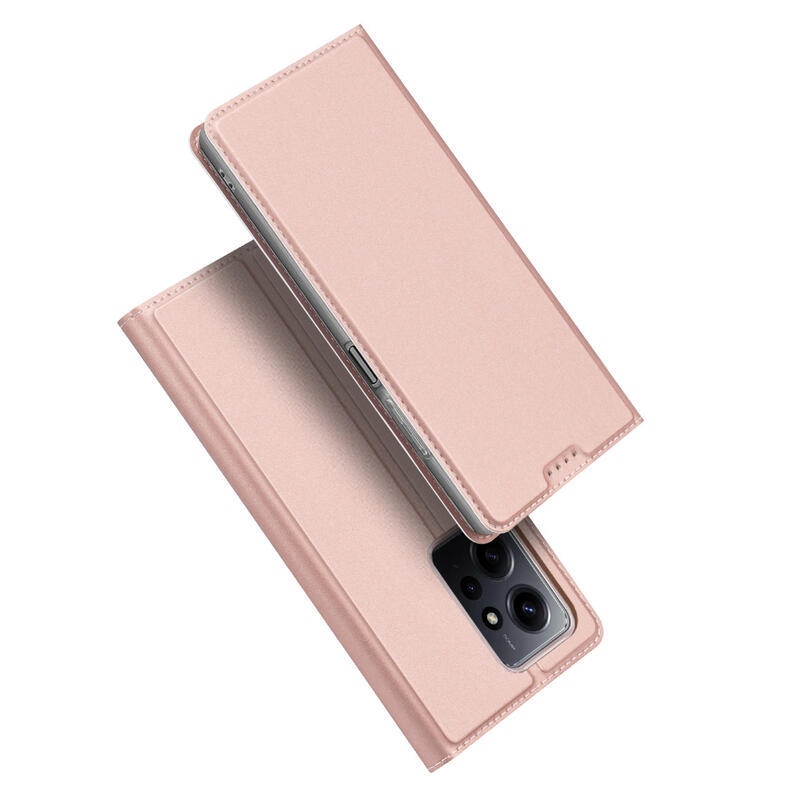 DUX knížkové pouzdro na Xiaomi Redmi Note 12 4G - růžovozlaté