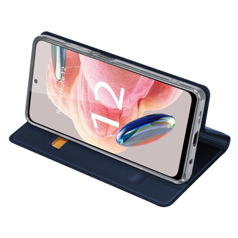 DUX knížkové pouzdro na Xiaomi Redmi Note 12 4G - tmavěmodré