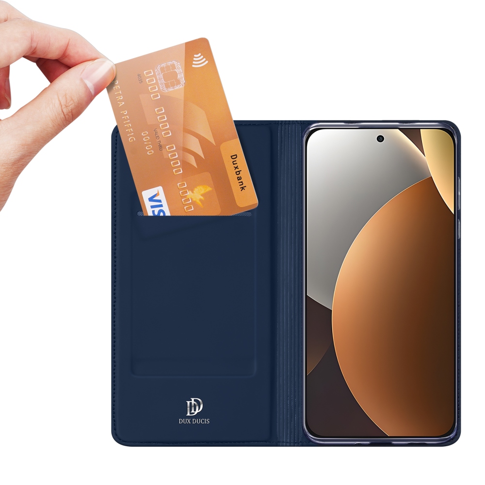 DUX knížkové pouzdro na Xiaomi Redmi Note 15 Pro 5G - tmavěmodré