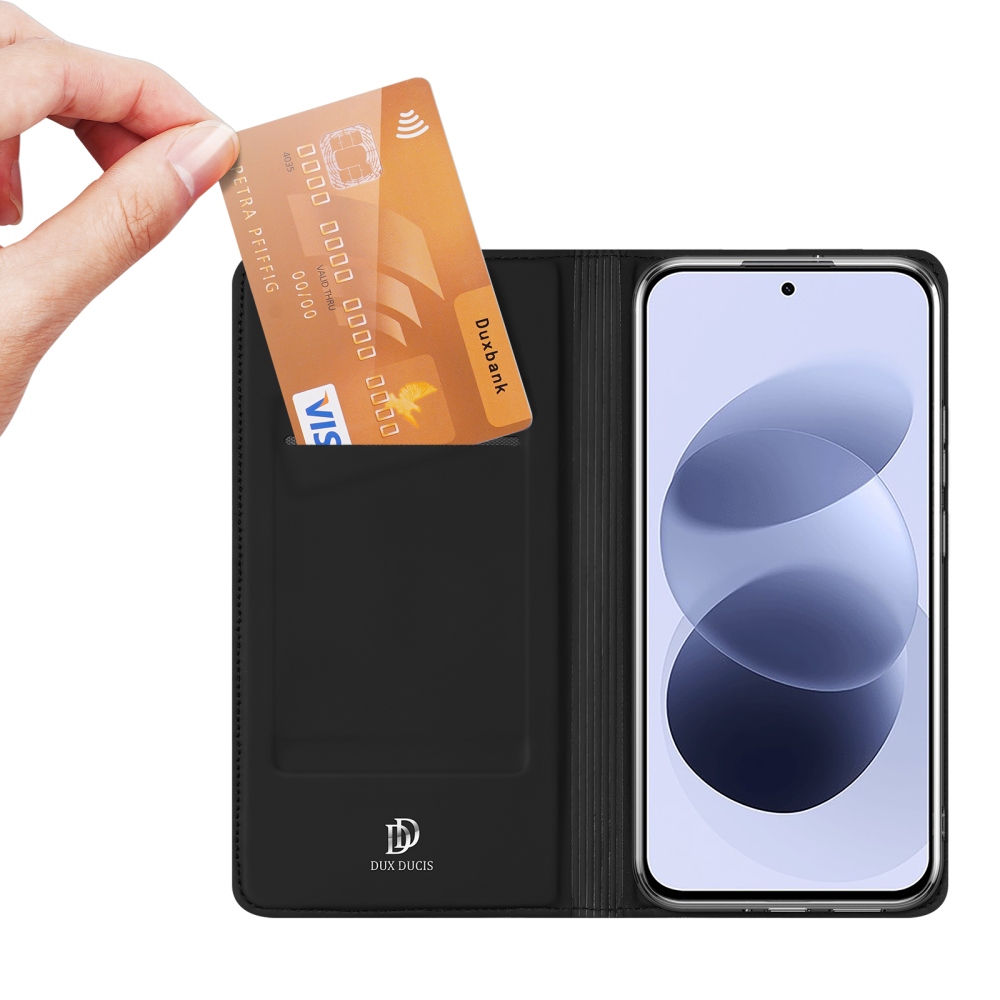 DUX knížkové pouzdro na Xiaomi Redmi Note 17 4G/5G - černé