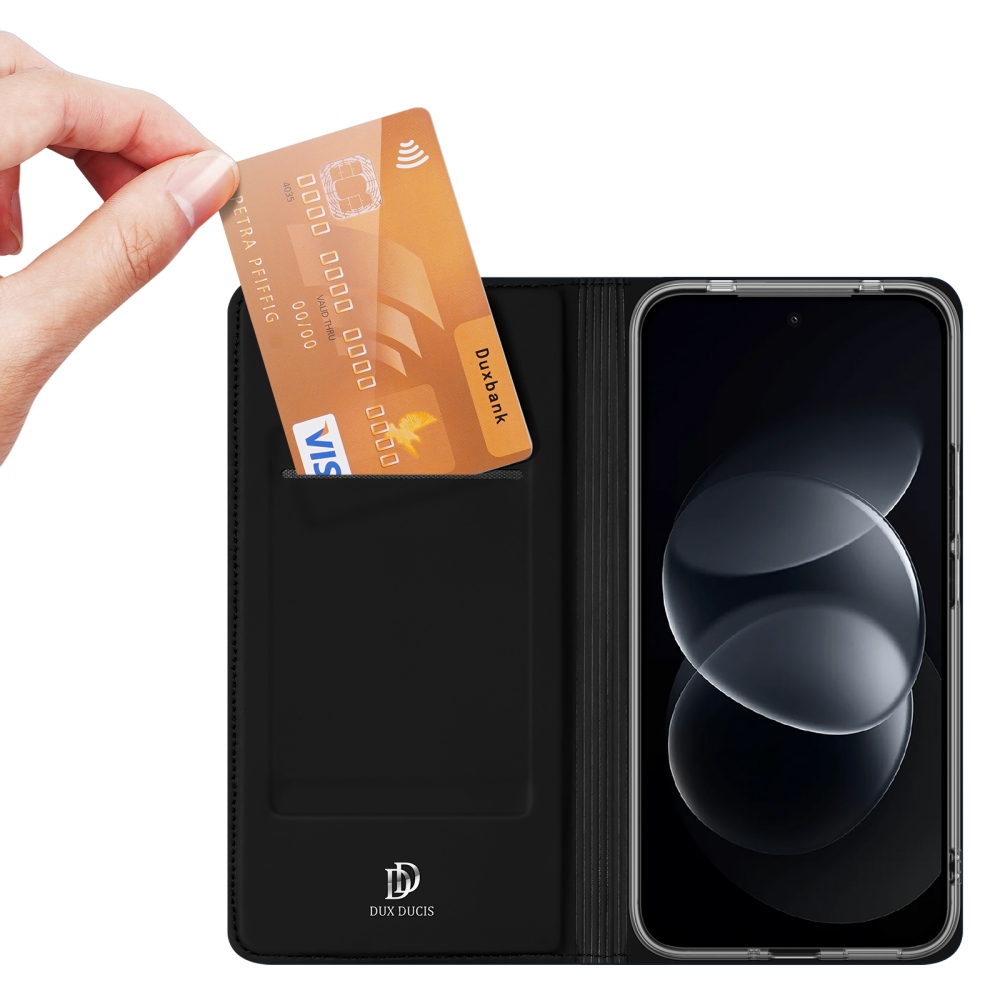 DUX knížkové pouzdro na Xiaomi Redmi Note 17 Pro Max 5G - černé