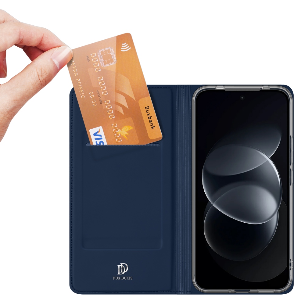 DUX knížkové pouzdro na Xiaomi Redmi Note 17 Pro Max 5G - tmavěmodré