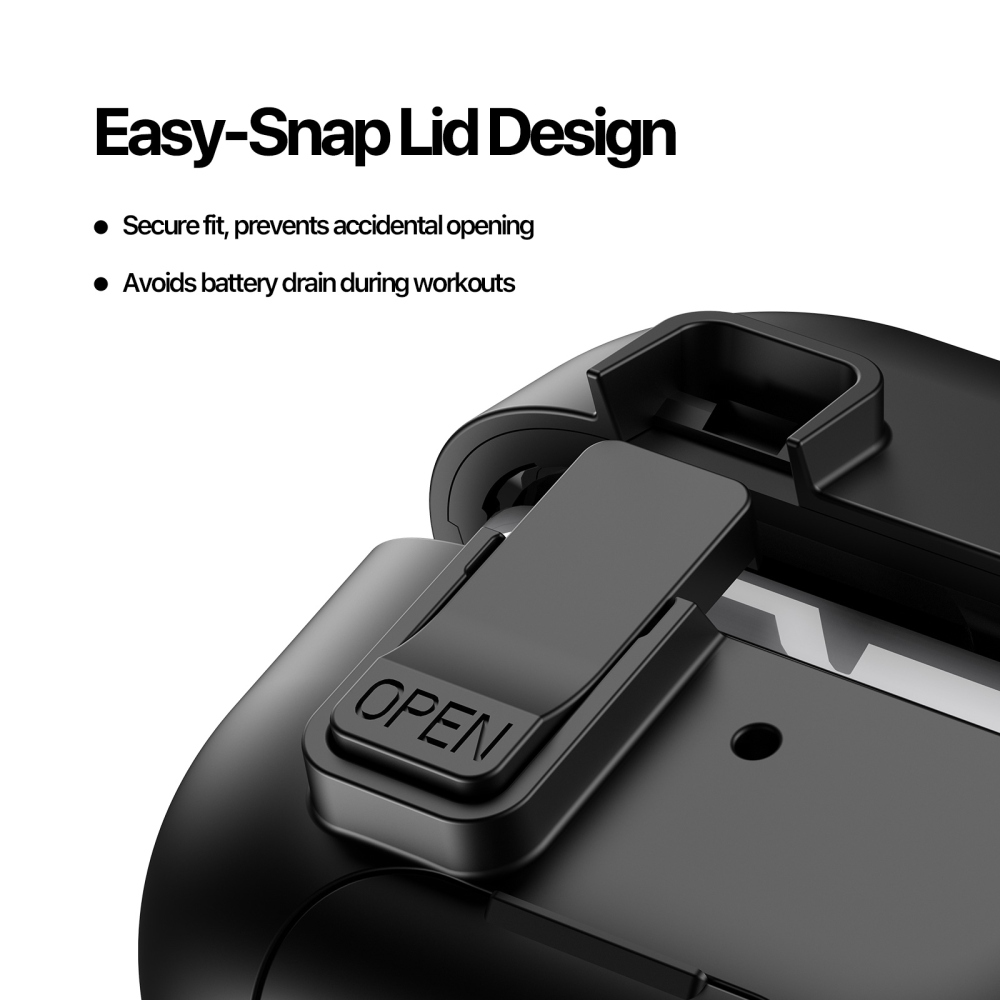 DUX odolný obal na Samsung Galaxy Buds3 FE/Buds3 Pro/Buds3 - černý