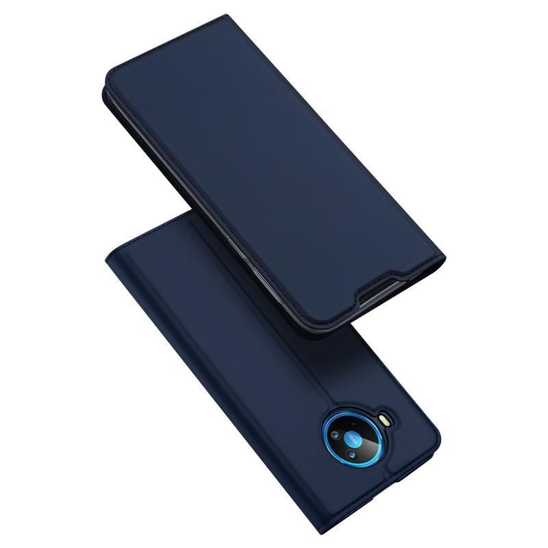 DUX PU kožené pouzdro na mobil Nokia 8.3 5G - modré