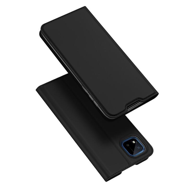 DUX PU kožené pouzdro na mobil Realme C11 (2021) - černé