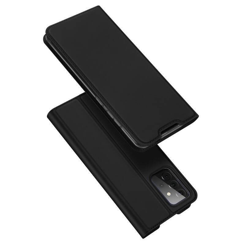 DUX PU kožené pouzdro na mobil Samsung Galaxy A72 5G/4G - černé