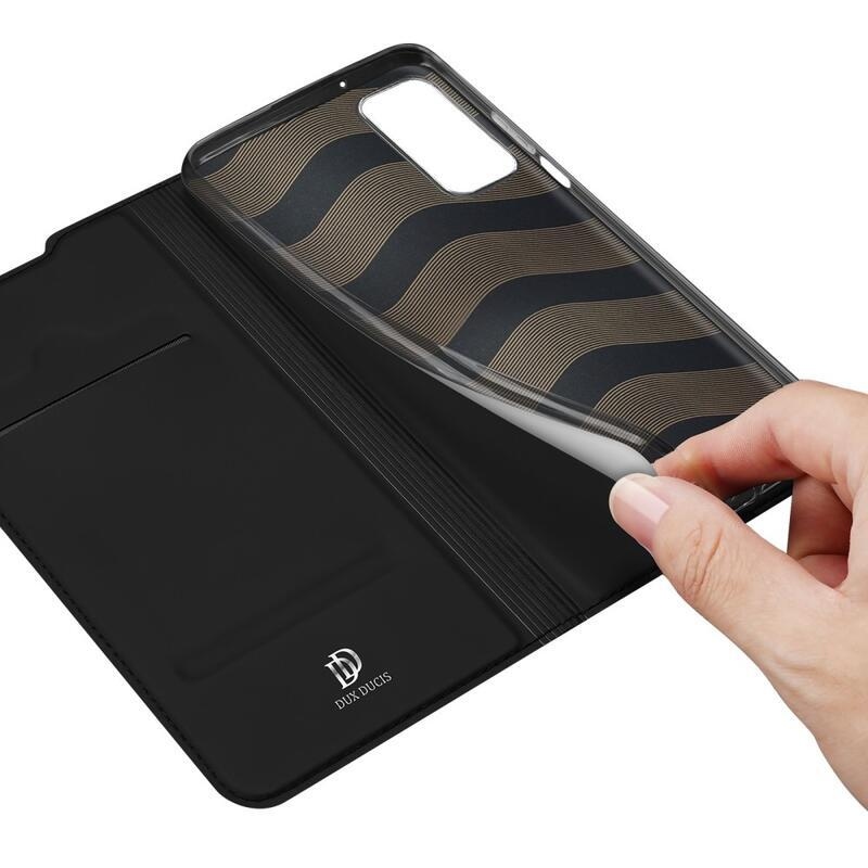DUX PU kožené pouzdro na mobil Samsung Galaxy M13 4G - černé