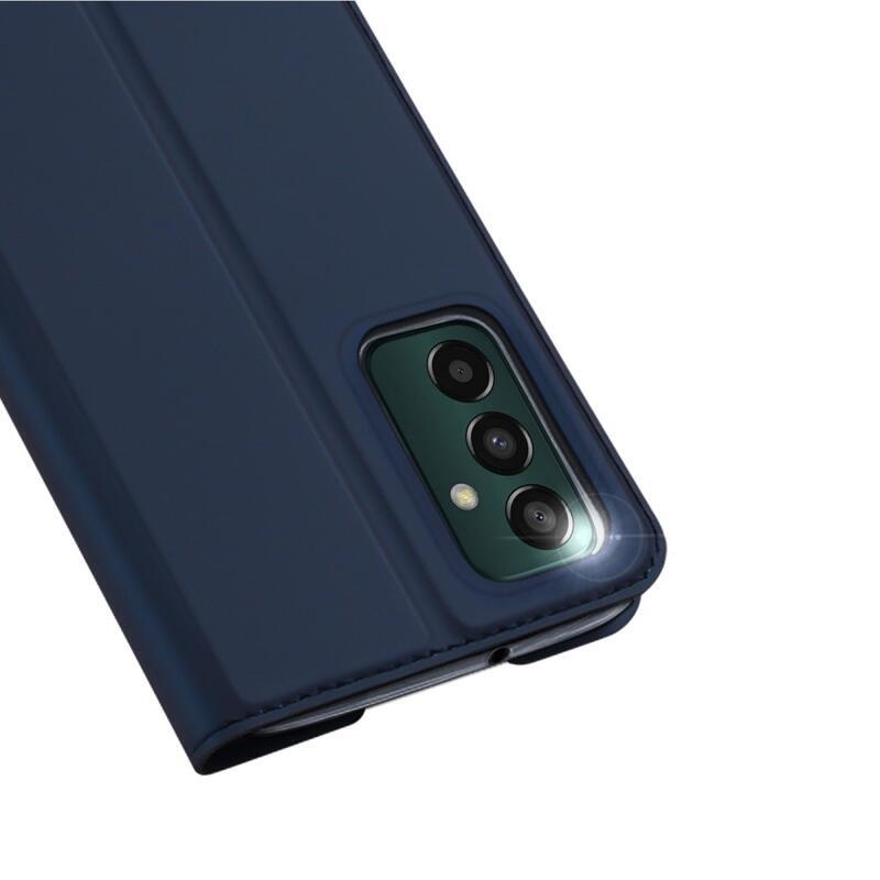 DUX PU kožené pouzdro na mobil Samsung Galaxy M13 4G - tmavěmodré