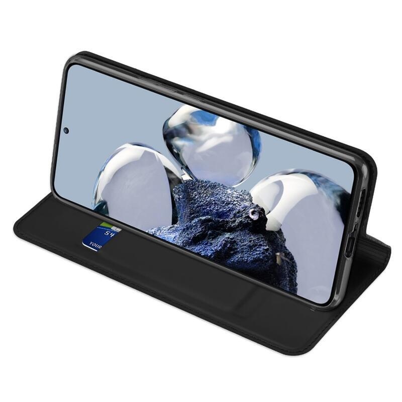 DUX PU kožené pouzdro na mobil Xiaomi 12T/12T Pro - černé