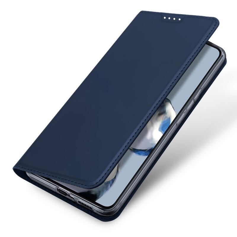 DUX PU kožené pouzdro na mobil Xiaomi 12T/12T Pro - tmavěmodré
