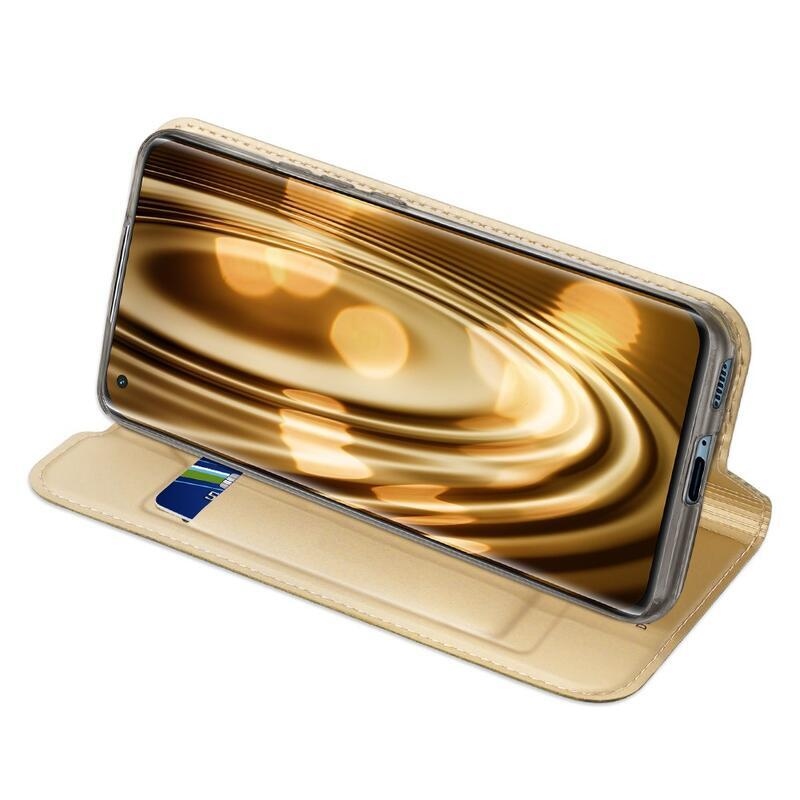 DUX PU kožené pouzdro na mobil Xiaomi Mi 11 - zlaté