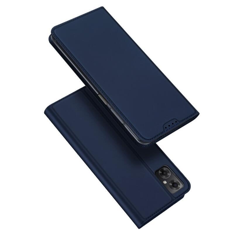 DUX PU kožené pouzdro na mobil Xiaomi Poco M4 5G - tmavěmodré
