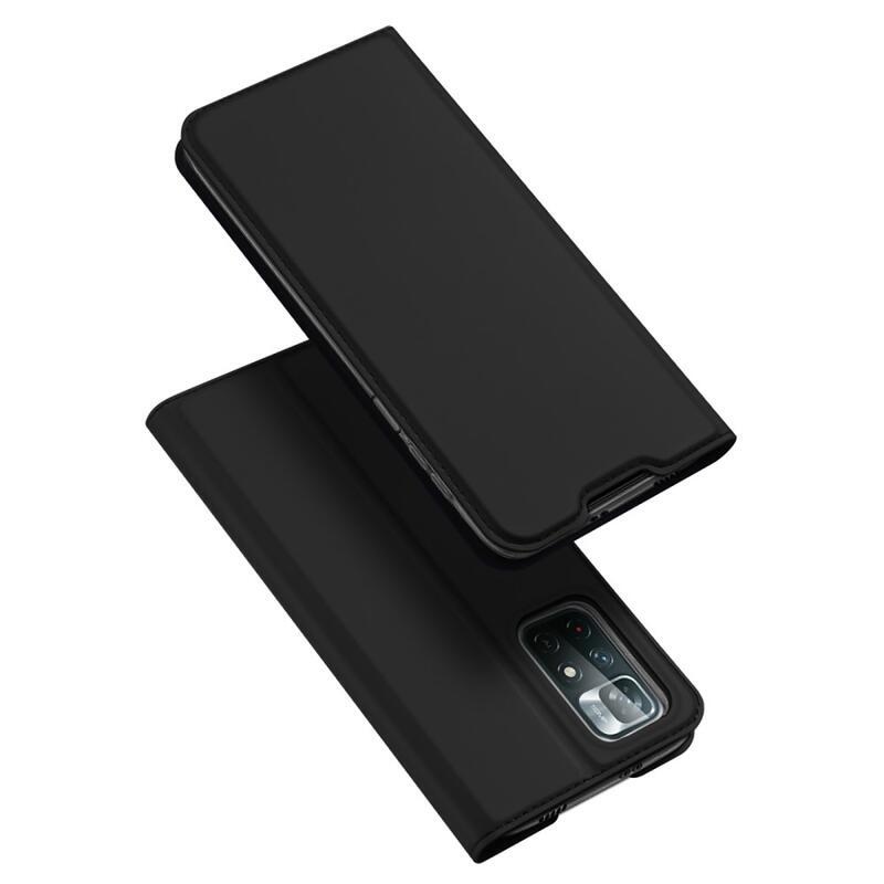 DUX PU kožené pouzdro na mobil Xiaomi Poco M4 Pro 5G/Xiaomi Redmi Note 11S 5G - černé