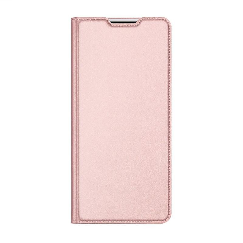 DUX PU kožené pouzdro na mobil Xiaomi Redmi 10/Redmi 10 (2022) - růžové