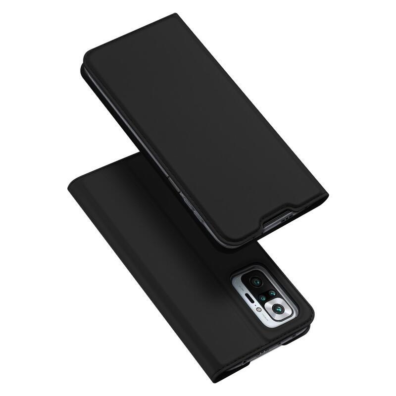 DUX PU kožené pouzdro na mobil Xiaomi Redmi Note 10 Pro - černé
