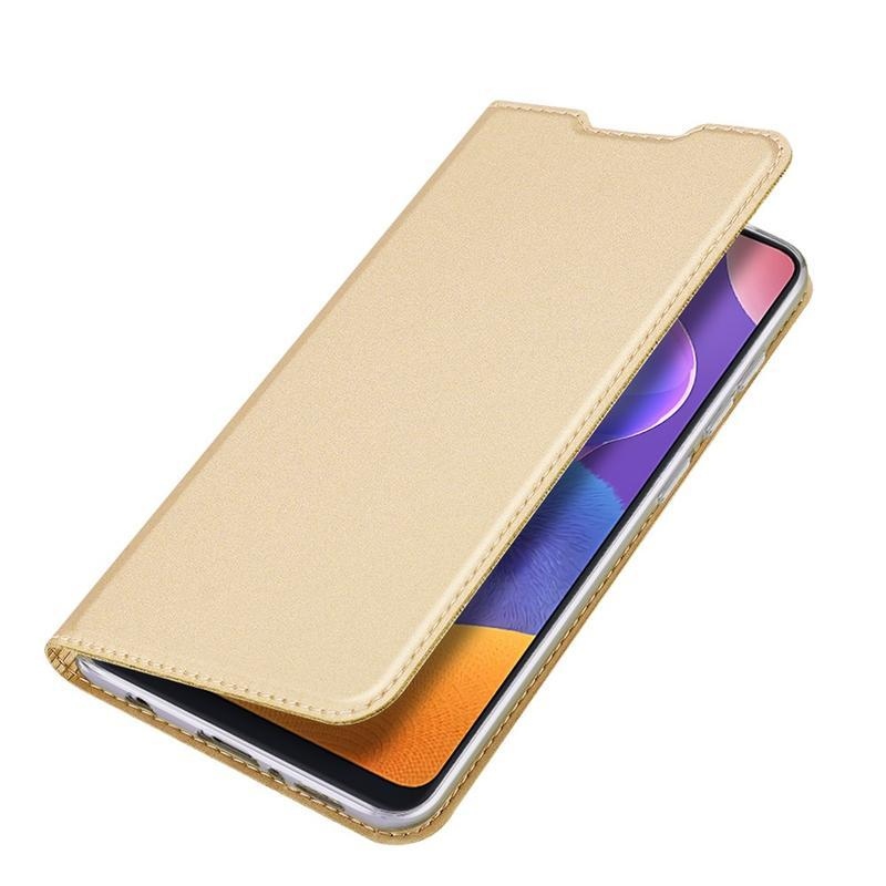DUX PU kožené pouzdro pro mobil Samsung Galaxy A31 - zlaté