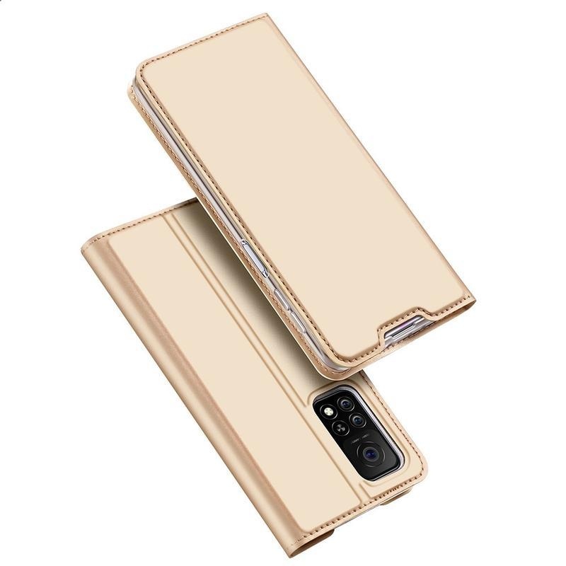 DUX PU kožené pouzdro pro mobilní telefon Xiaomi Mi 10T 5G/ Mi 10T Pro 5G - zlaté