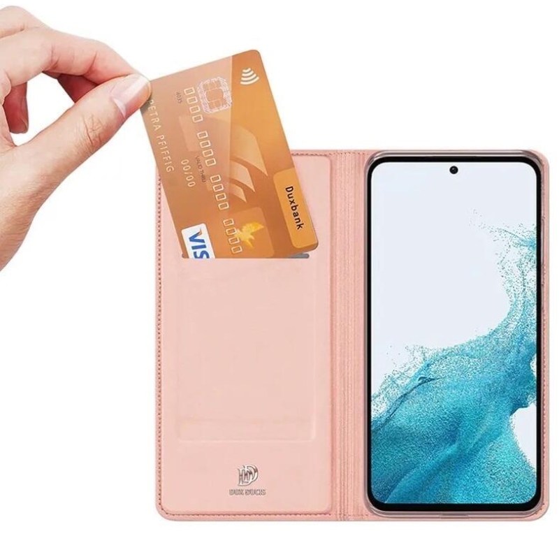 DUX stylové pouzdro na Samsung Galaxy A54 5G  - růžovozlaté