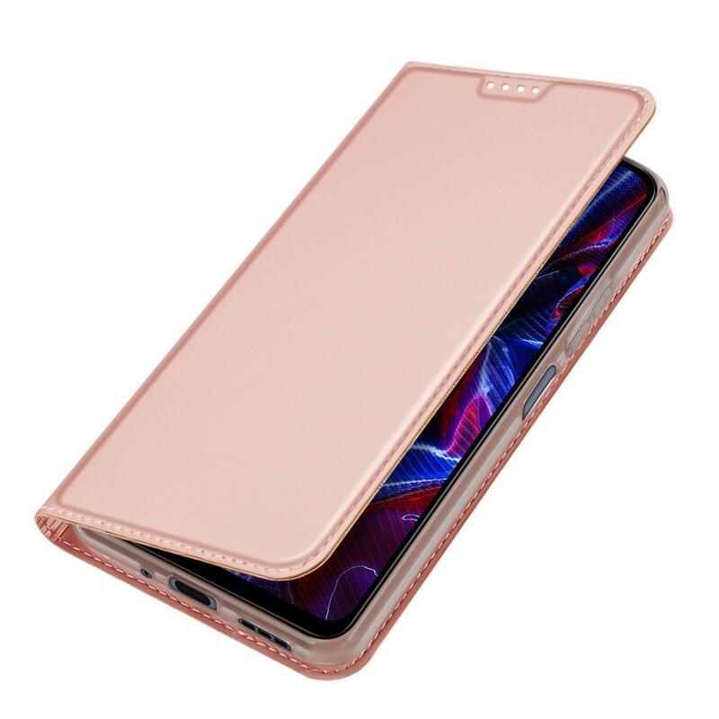 DUX stylové pouzdro na Xiaomi Redmi Note 12 5G/Poco X5 5G - růžovozlaté