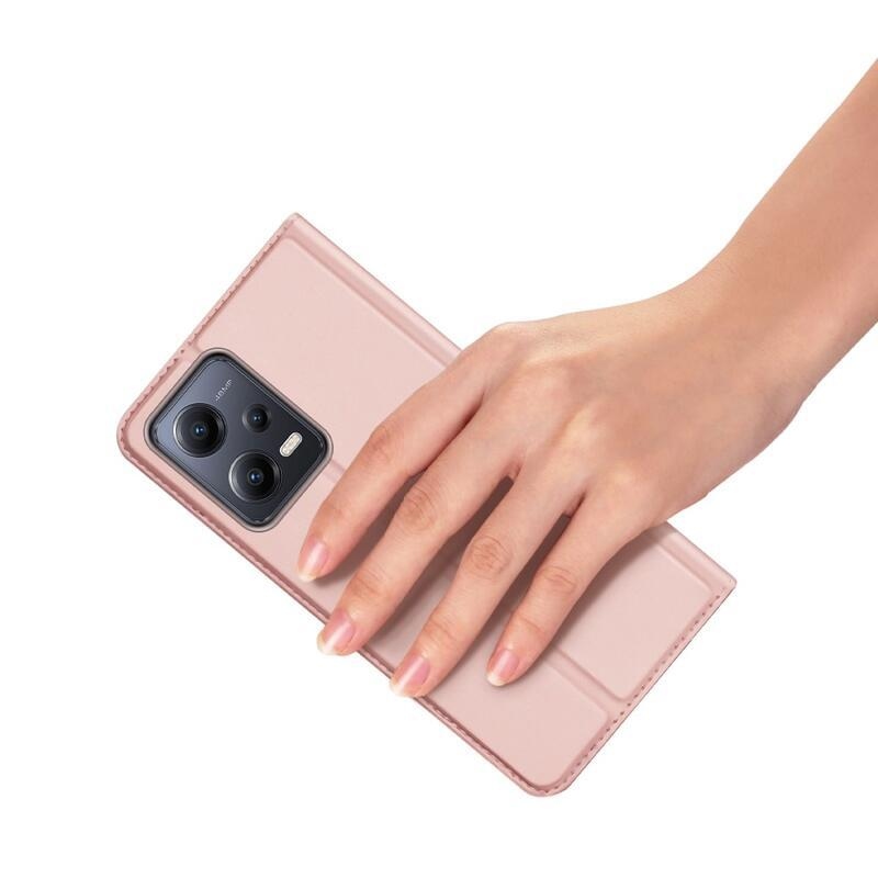 DUX stylové pouzdro na Xiaomi Redmi Note 12 5G/Poco X5 5G - růžovozlaté
