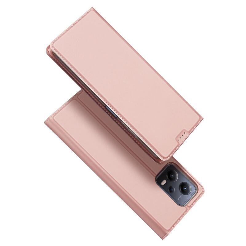 DUX stylové pouzdro na Xiaomi Redmi Note 12 5G/Poco X5 5G - růžovozlaté