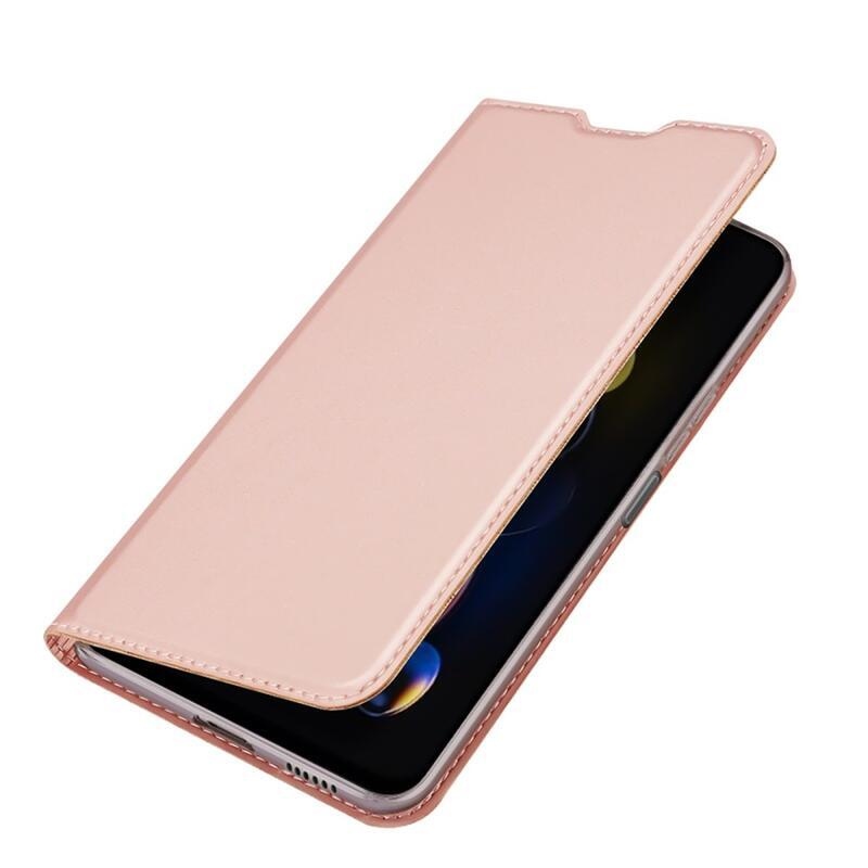 DUX stylové PU kožené pouzdro na mobil Xiaomi Poco X4 GT 5G - růžovozlaté