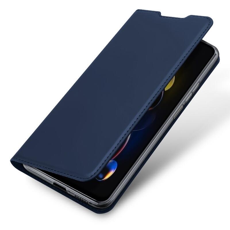 DUX stylové PU kožené pouzdro na mobil Xiaomi Poco X4 GT 5G - tmavěmodré