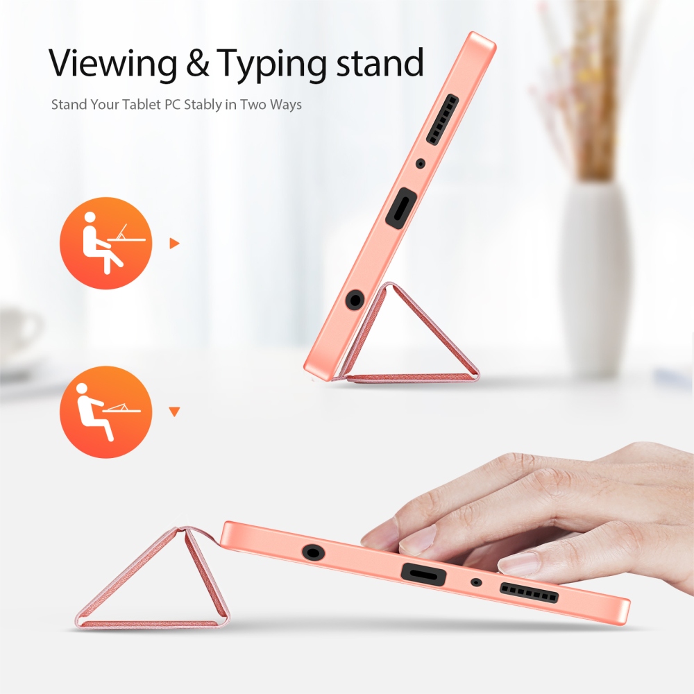 DUX zavírací pouzdro na tablet Samsung Galaxy Tab A11/Tab A9 - růžové