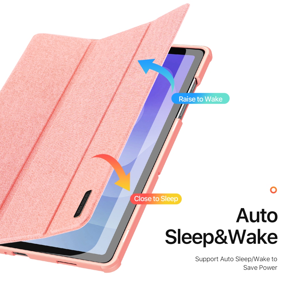 DUX zavírací pouzdro na tablet Samsung Galaxy Tab A11+/Tab A9+ - růžové