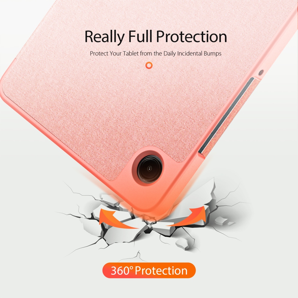 DUX zavírací pouzdro na tablet Samsung Galaxy Tab A11/Tab A9 - růžové