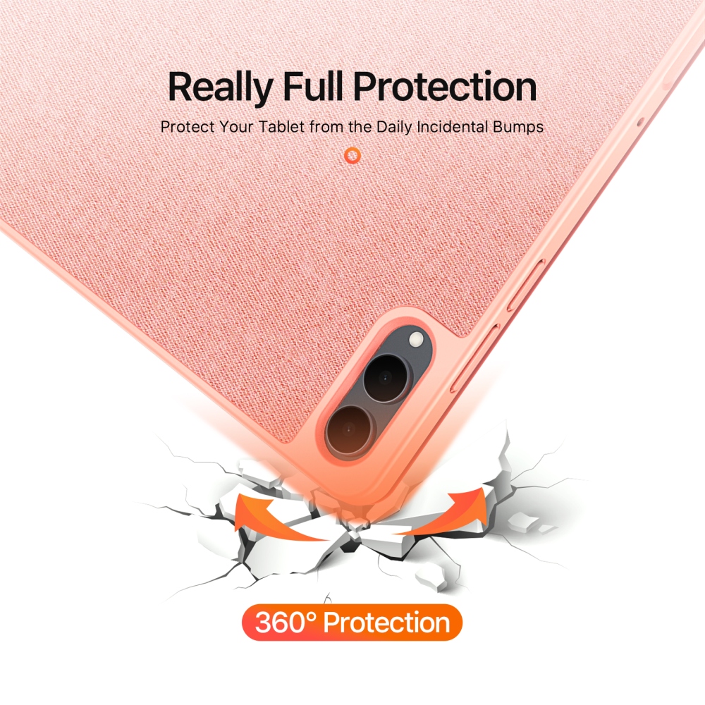 DUX zavírací pouzdro na tablet Samsung Galaxy Tab S11 Ultra - růžové