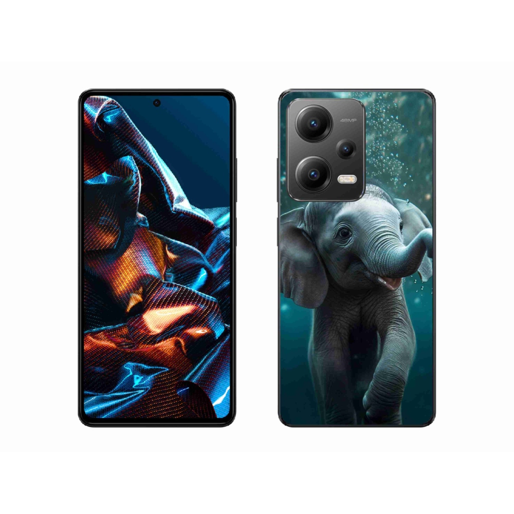 Gelový kryt mmCase na Xiaomi Redmi Note 12 Pro 5G - slůně pod vodou