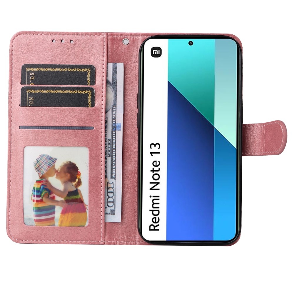 Wallet knížkové pouzdro na Xiaomi Redmi Note 13 - růžové