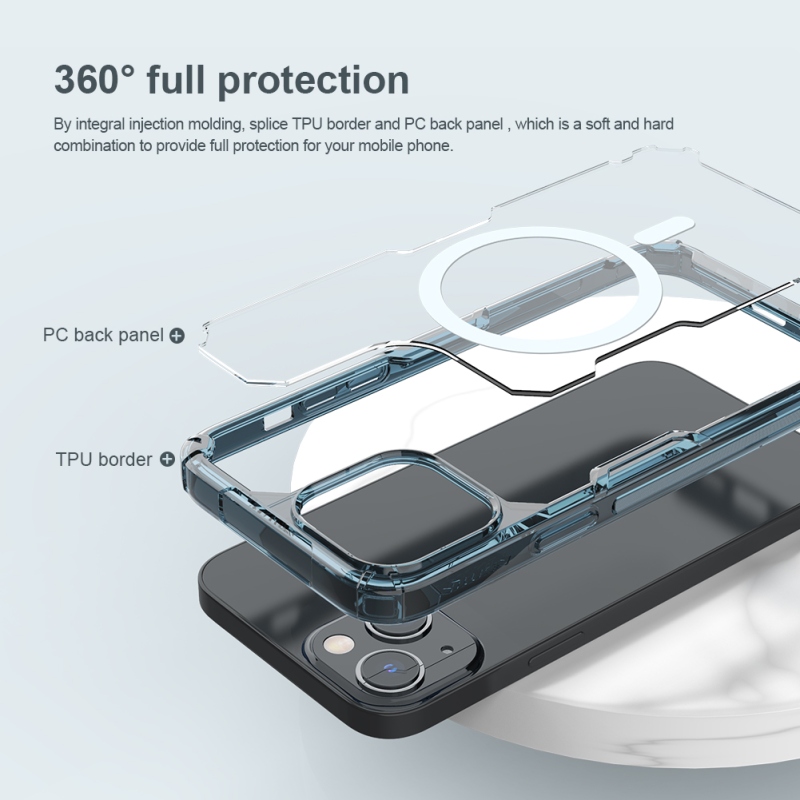 Nillkin Nature TPU PRO Magnetic Kryt pro Apple iPhone 13/14 - průhledný