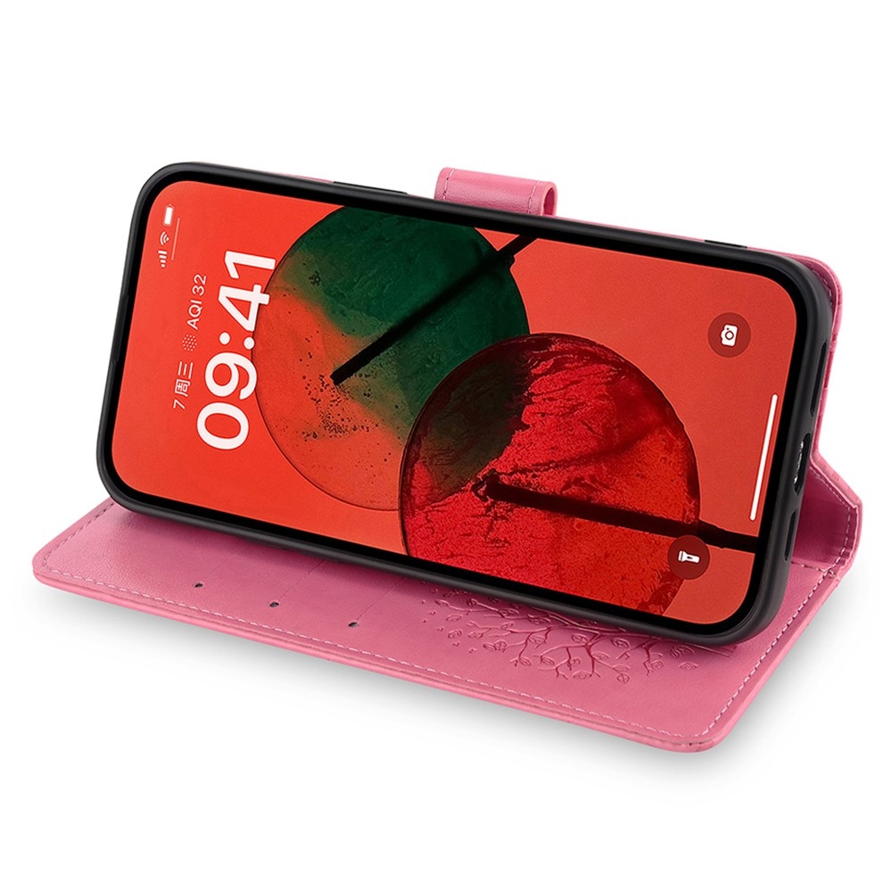 Tree knížkové pouzdro na Huawei Pura 70 - růžové
