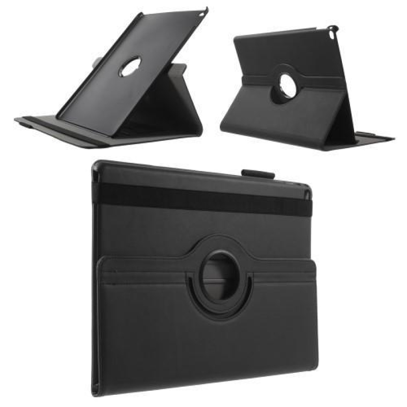 Dvoupolohové rotační pouzdro na iPad Pro 12.9 - černé