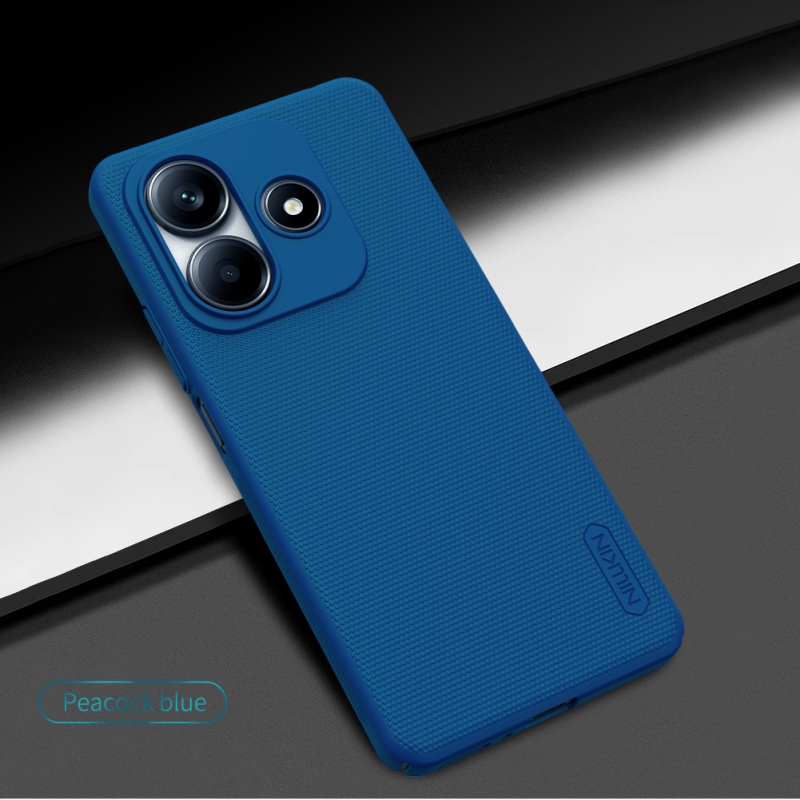 Nillkin Super Frosted Zadní Kryt pro Xiaomi Redmi Note 14 5G Peacock Blue