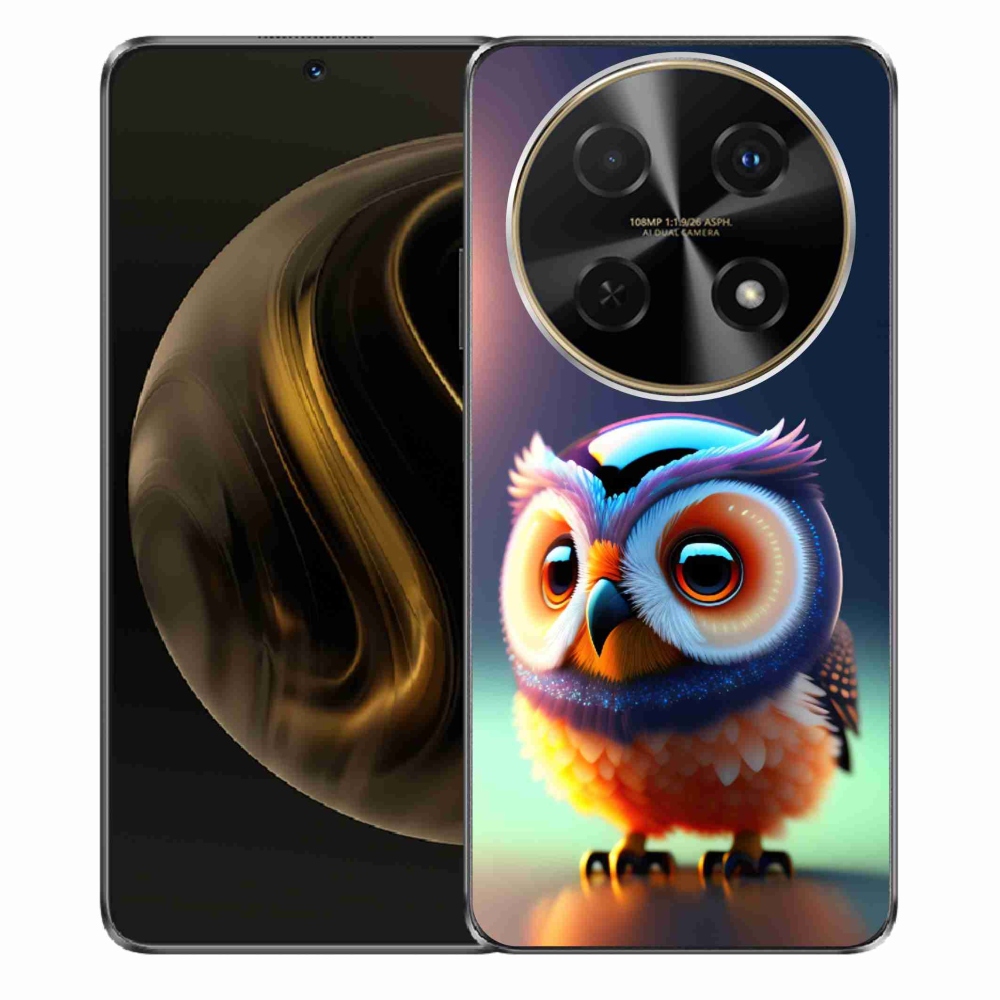 Gelový kryt mmCase na Huawei Nova 12i - sovička
