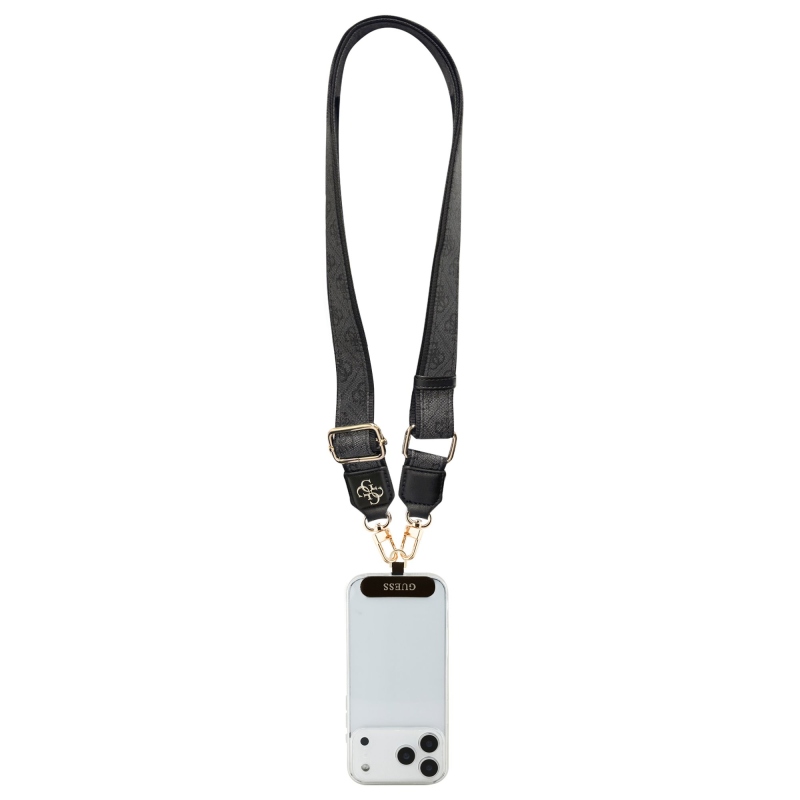 Guess Crossbody Popruh PU 4G Metal Logo Black