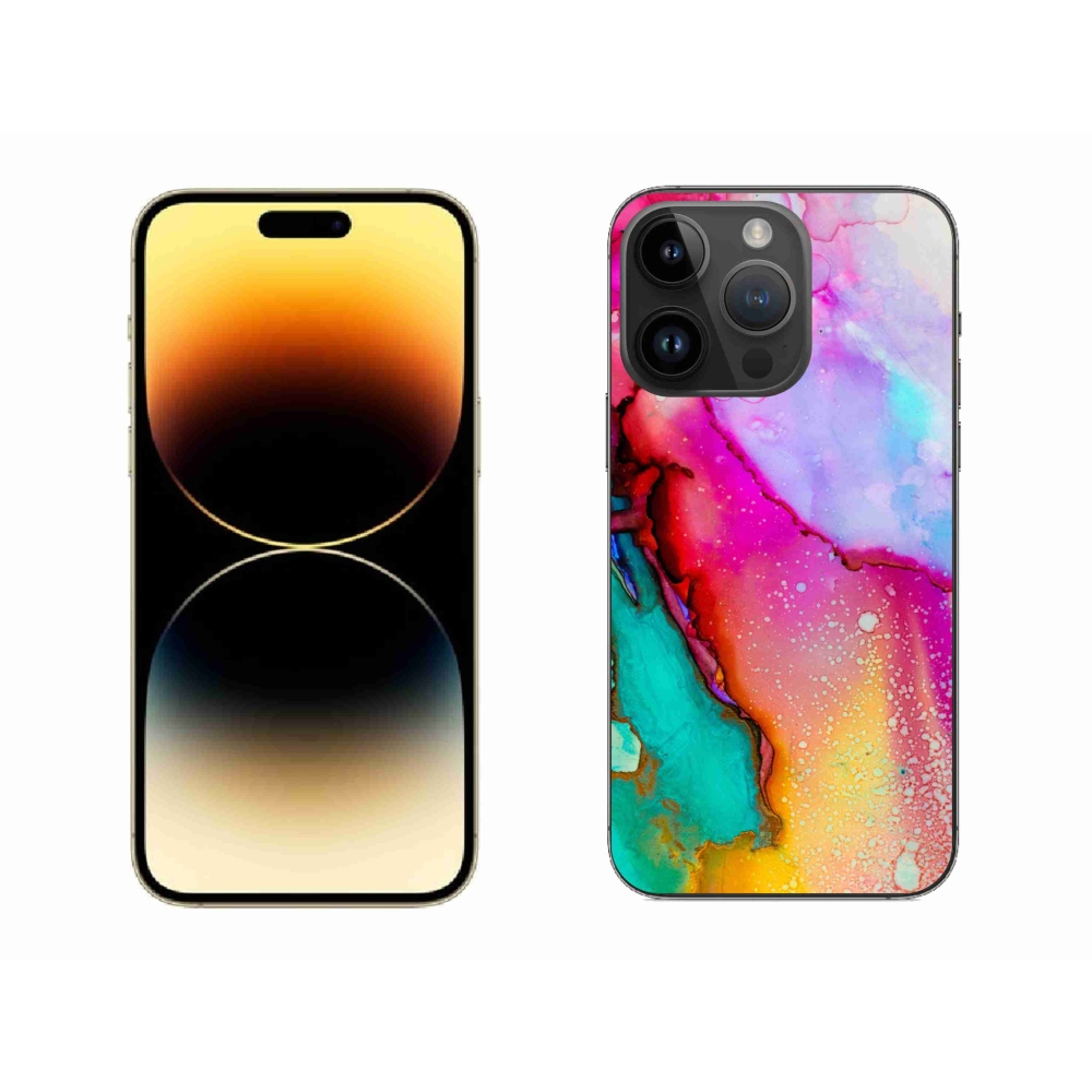 Gelový kryt mmCase na iPhone 14 Pro Max - abstrakt 24