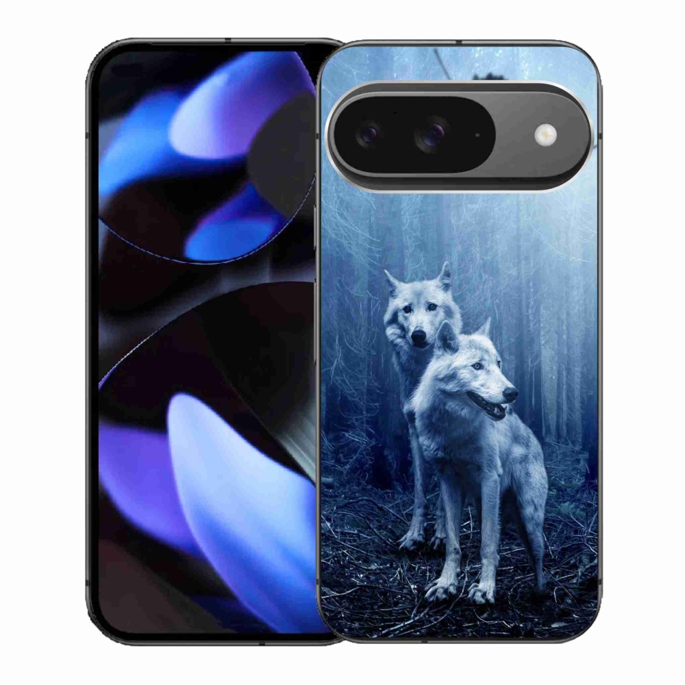 Gelový kryt mmCase na Google Pixel 9/9 Pro - vlci v lese