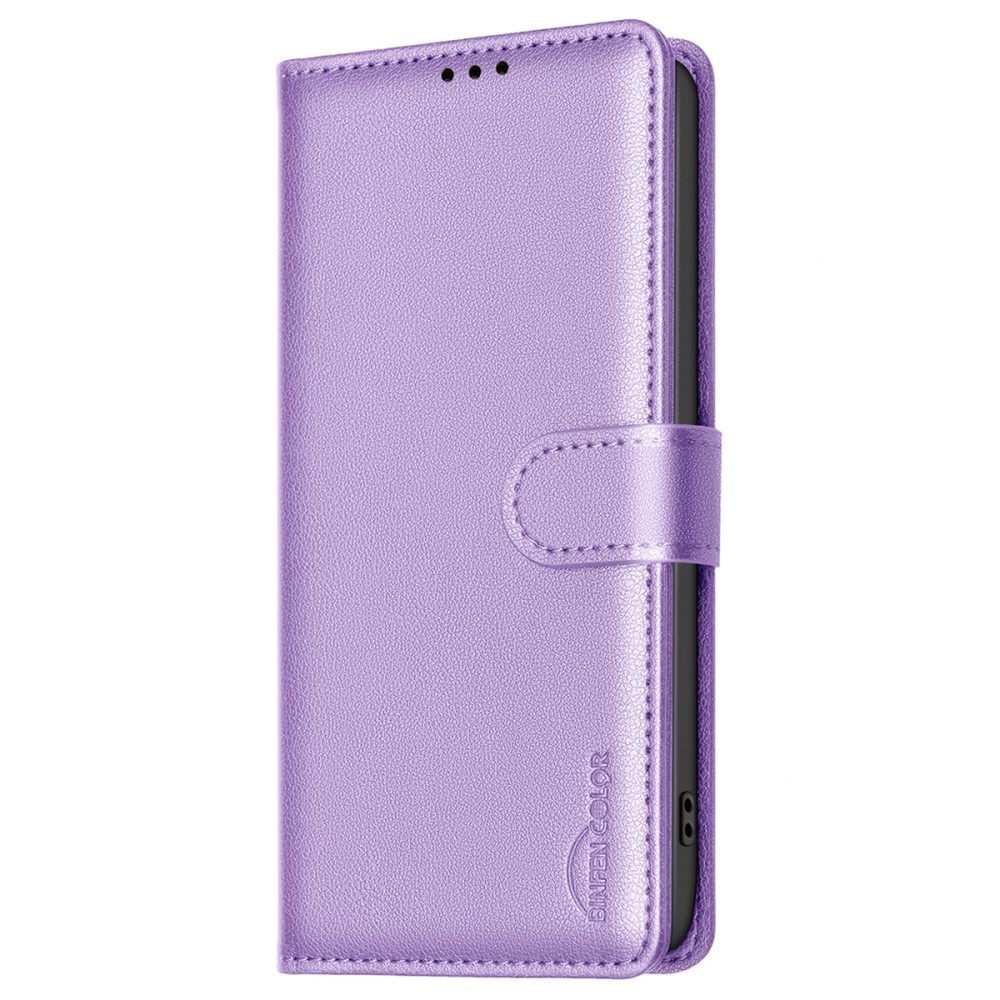 BINFEN knížkové pouzdro na Samsung Galaxy A36 5G - fialové